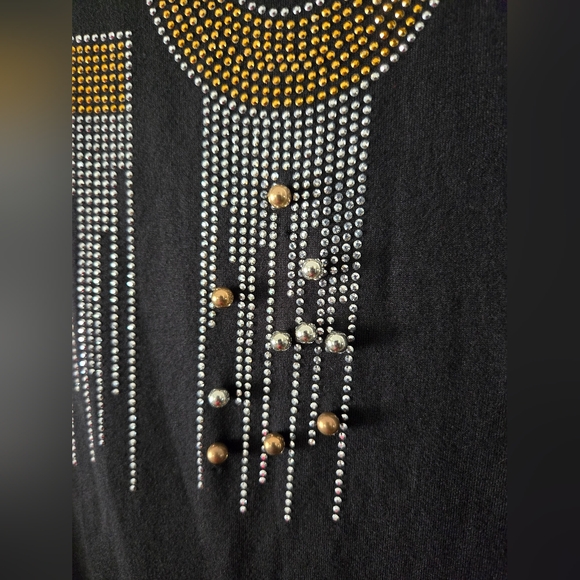LOVE PLUS Size 3x Sparkly Bead top - NEW - Picture 7 of 12